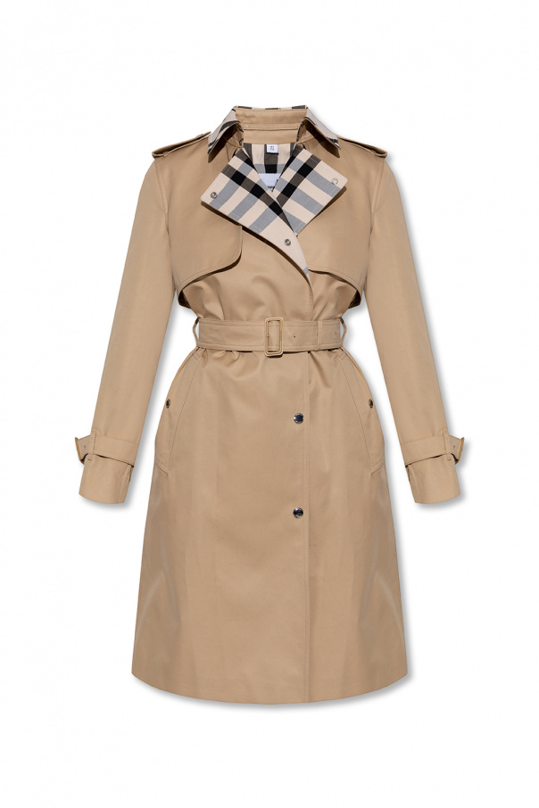 Burberry skirted trench shops coat